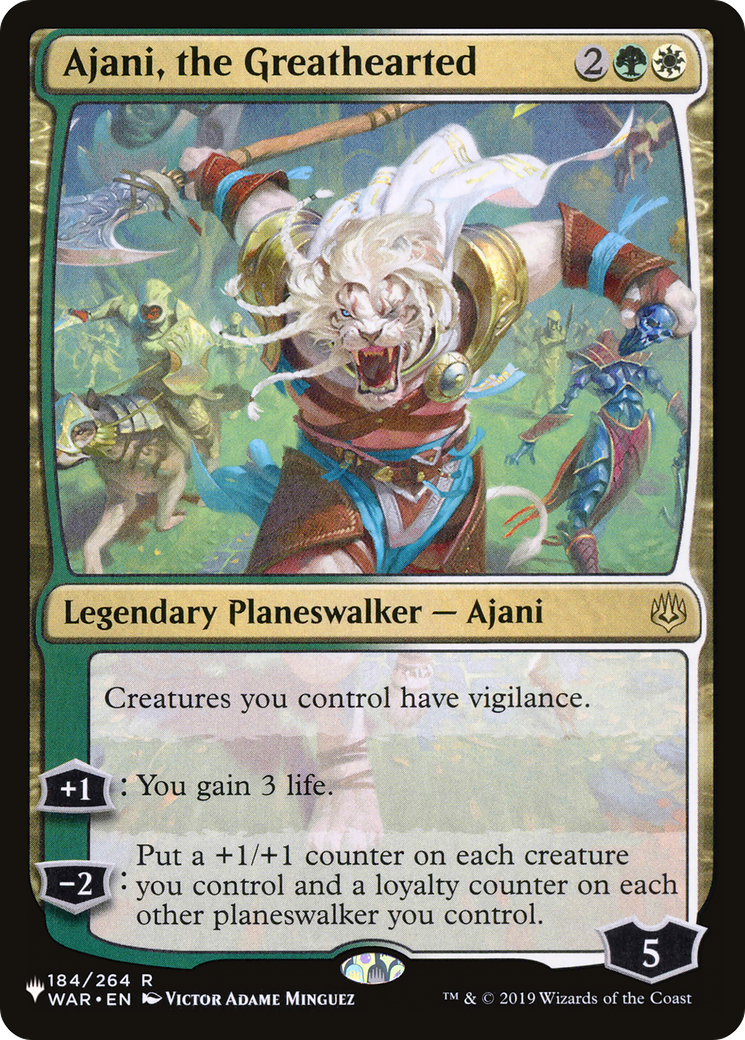 Ajani, the Greathearted [The List Reprints] | Impulse Games and Hobbies