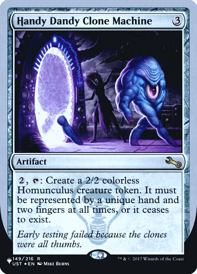 Handy Dandy Clone Machine (Unfinity Foil Edition) [The List] | Impulse Games and Hobbies