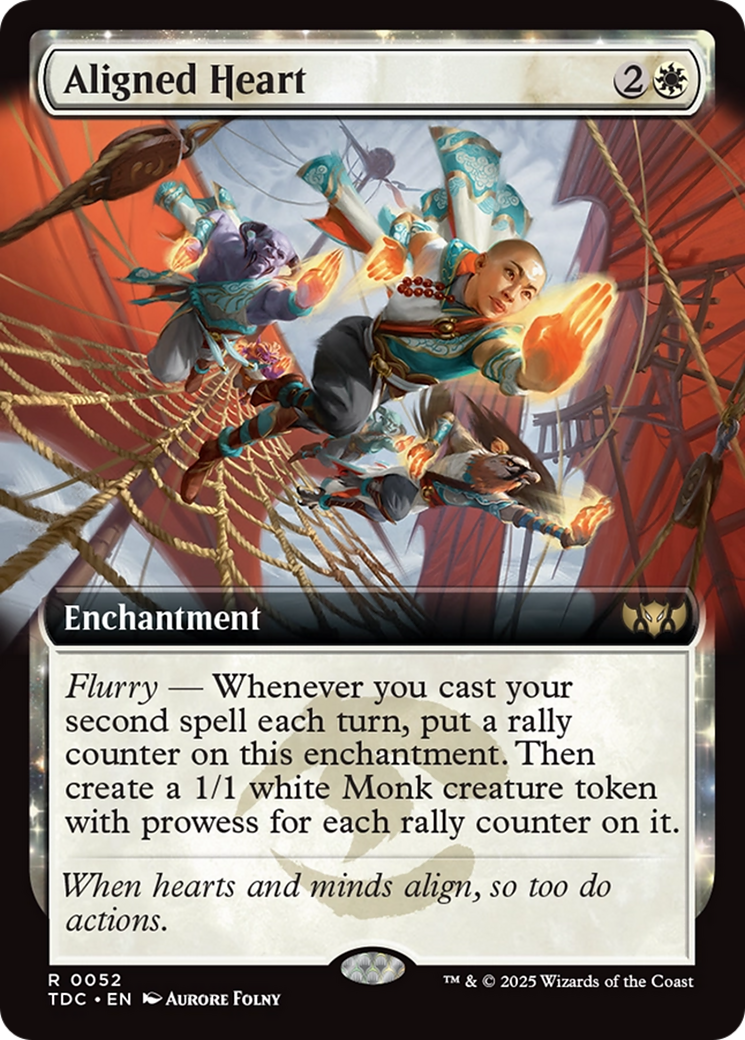 Aligned Heart (Extended Art) [Tarkir: Dragonstorm Commander] | Impulse Games and Hobbies