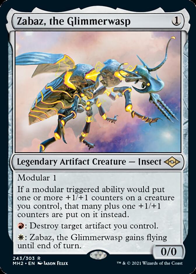 Zabaz, the Glimmerwasp [Modern Horizons 2] | Impulse Games and Hobbies