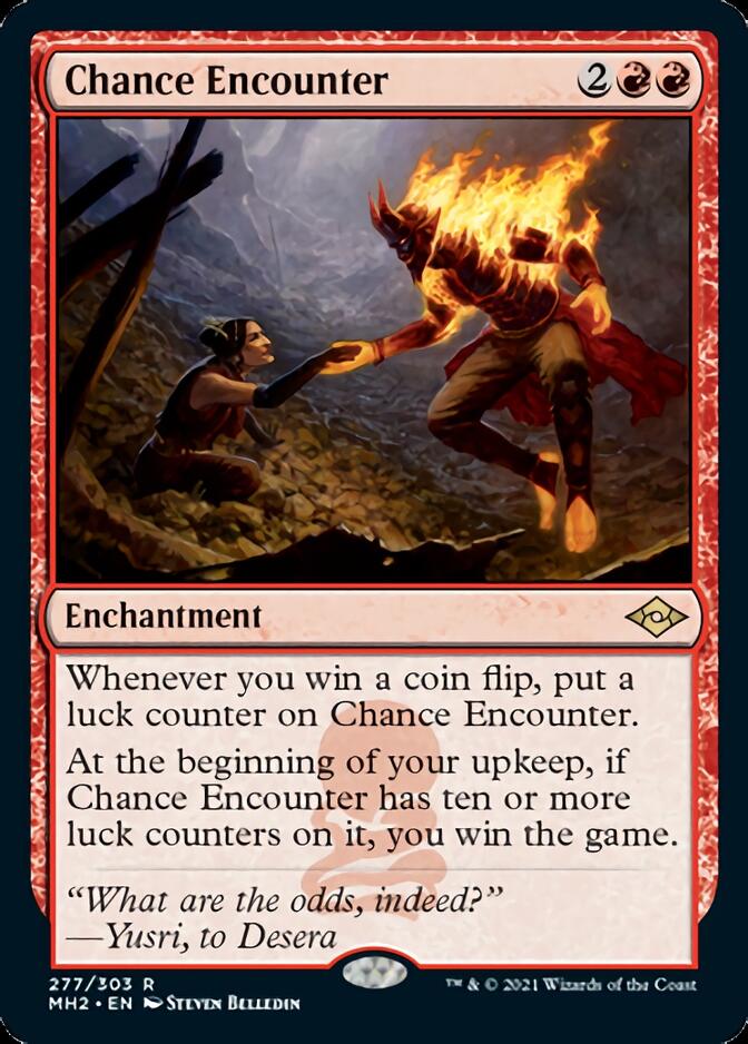 Chance Encounter (Foil Etched) [Modern Horizons] | Impulse Games and Hobbies