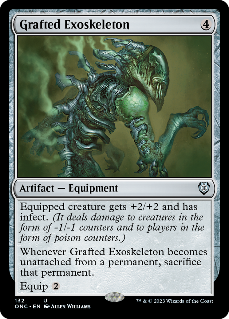 Grafted Exoskeleton [Phyrexia: All Will Be One Commander] | Impulse Games and Hobbies