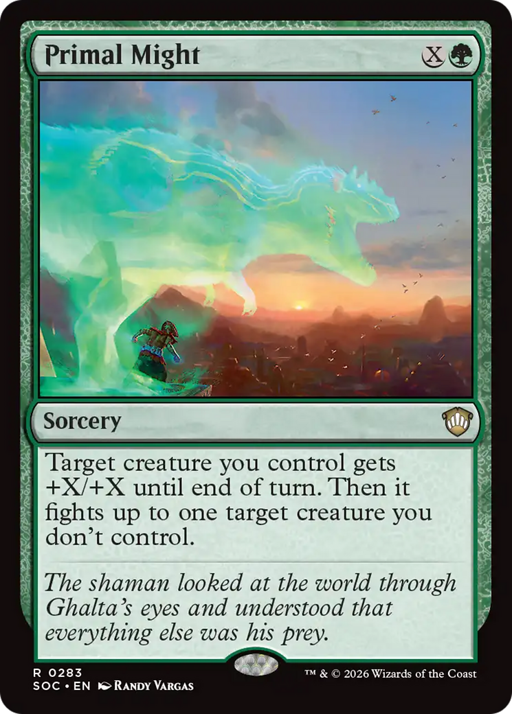 Primal Might [Secrets of Strixhaven Commander] | Impulse Games and Hobbies