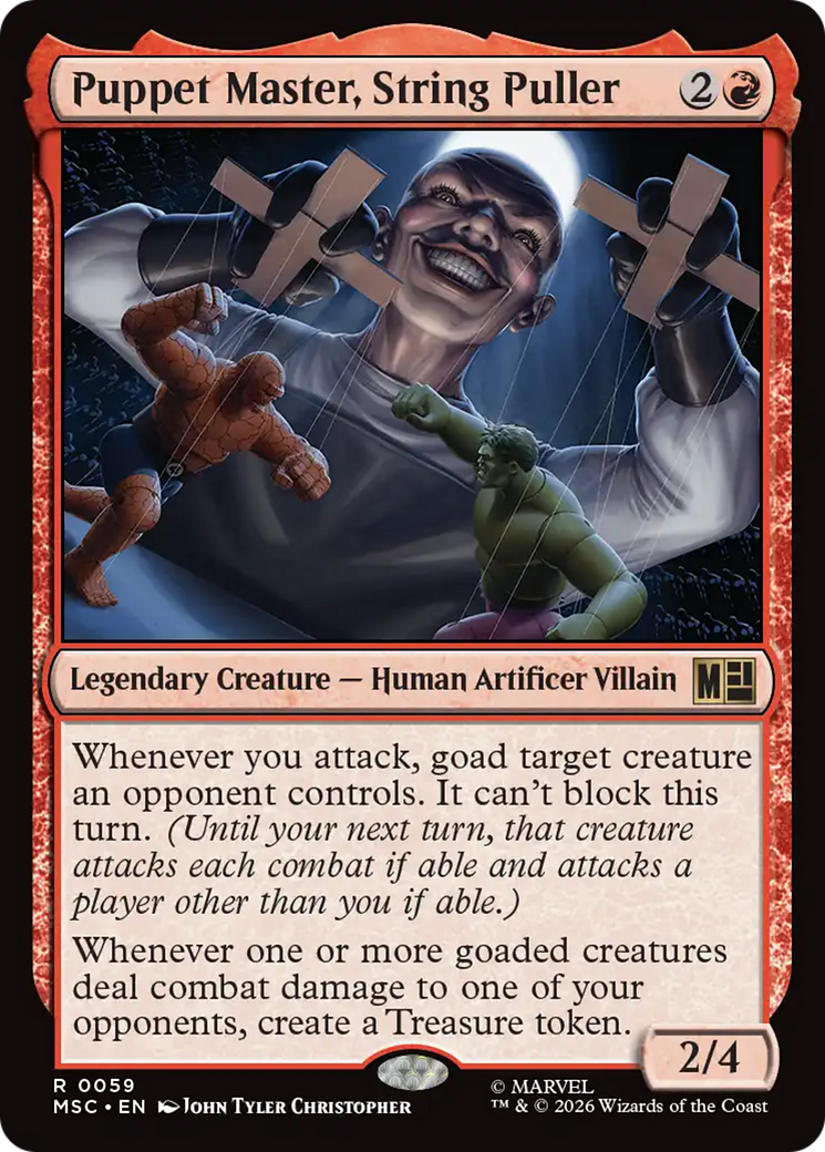 Puppet Master, String Puller (Surge Foil) [Marvel Super Heroes Commander] | Impulse Games and Hobbies
