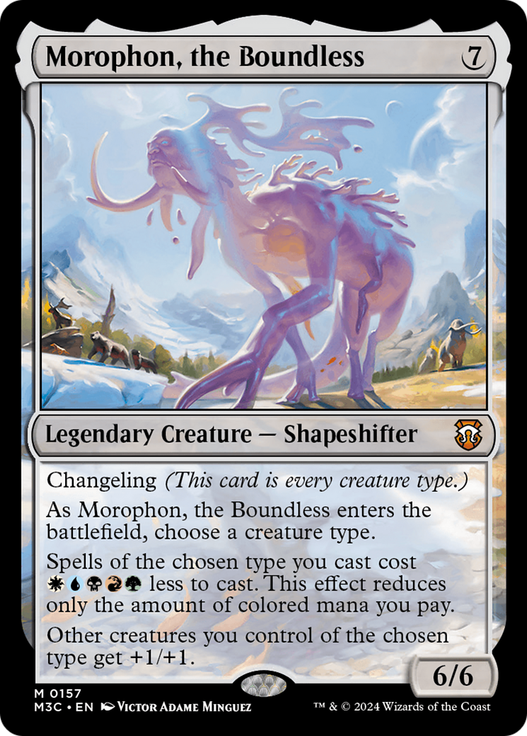 Morophon, the Boundless (Ripple Foil) [Modern Horizons 3 Commander] | Impulse Games and Hobbies