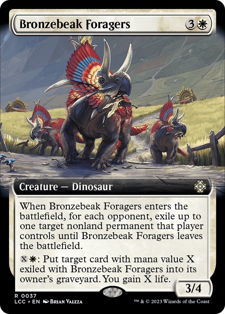 Bronzebeak Foragers (Extended Art) [The Lost Caverns of Ixalan Commander] | Impulse Games and Hobbies