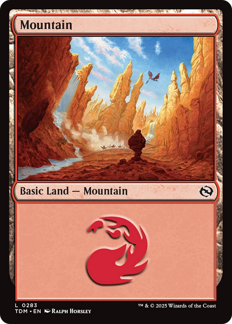 Mountain (0283) [Tarkir: Dragonstorm] | Impulse Games and Hobbies