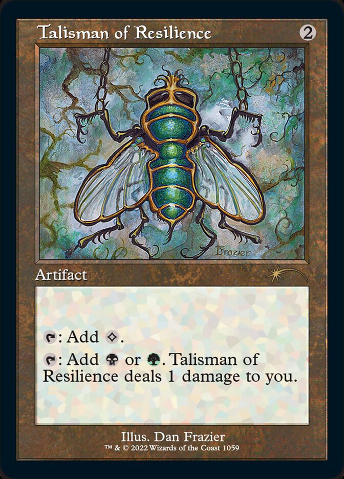 Talisman of Resilience (Foil Etched) [Secret Lair Drop Series] | Impulse Games and Hobbies