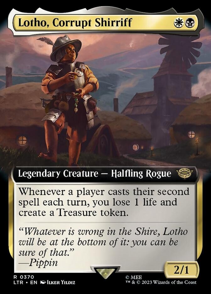 Lotho, Corrupt Shirriff (Extended Art) [The Lord of the Rings: Tales of Middle-Earth] | Impulse Games and Hobbies