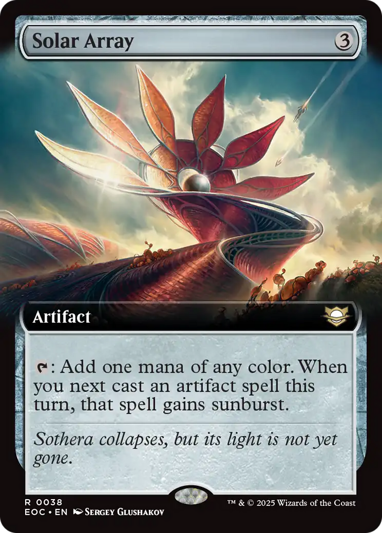 Solar Array (Extended Art) [Edge of Eternities Commander] | Impulse Games and Hobbies