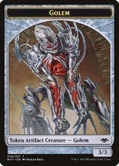 Spirit // Golem Double-Sided Token [Modern Horizons Tokens] | Impulse Games and Hobbies