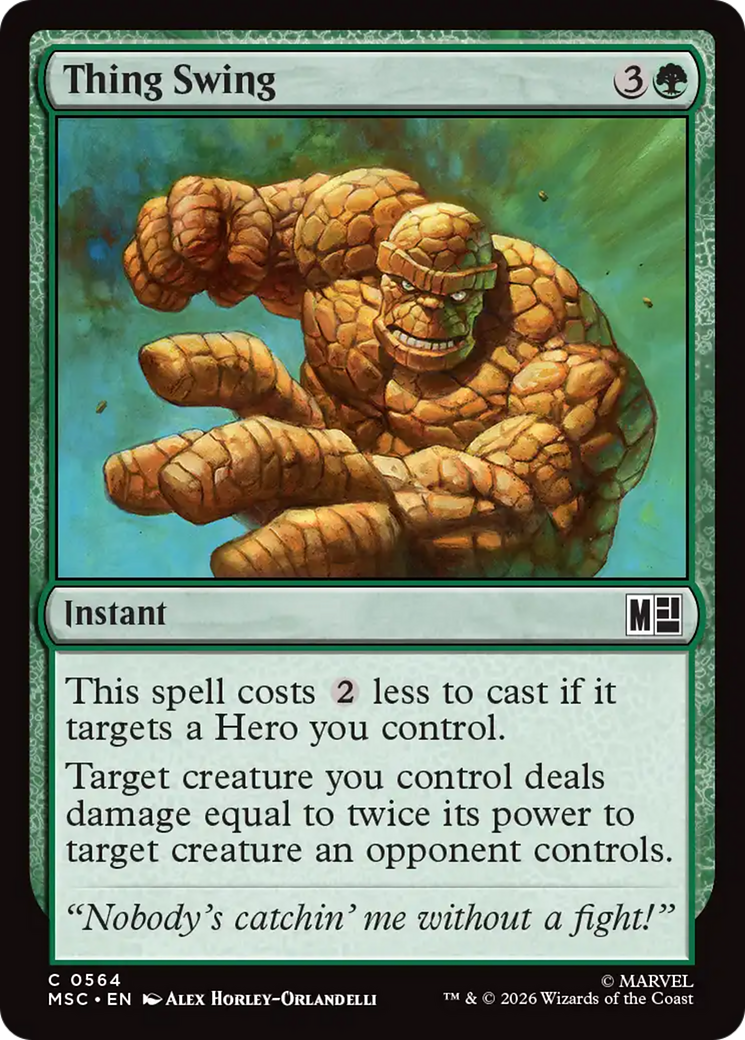 Thing Swing [Marvel Super Heroes Commander] | Impulse Games and Hobbies