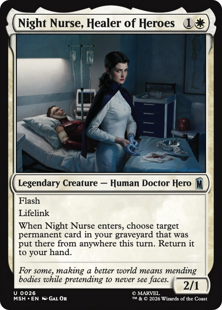 Night Nurse, Healer of Heroes [Marvel Super Heroes] | Impulse Games and Hobbies