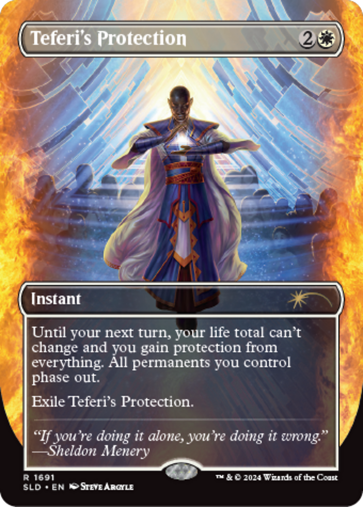 Teferi's Protection (1691) [Secret Lair: Sheldon's Spellbook] | Impulse Games and Hobbies