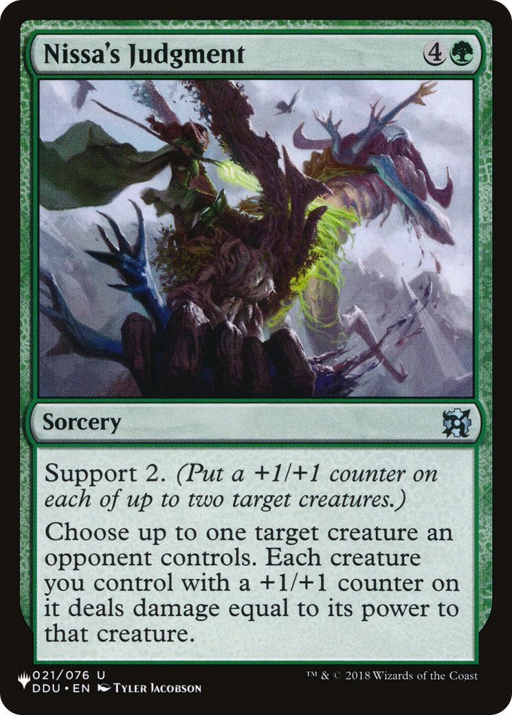 Nissa's Judgment [The List Reprints] | Impulse Games and Hobbies