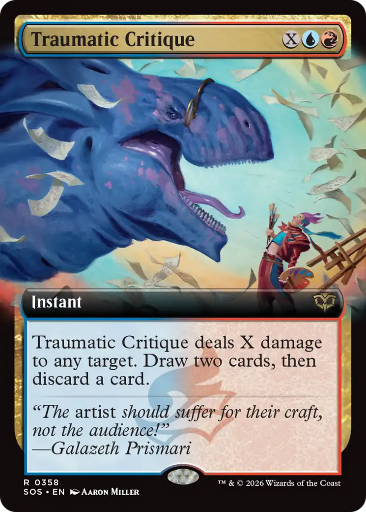 Traumatic Critique (Extended Art) [Secrets of Strixhaven] | Impulse Games and Hobbies