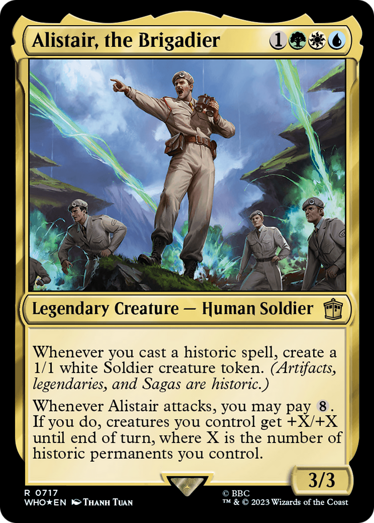 Alistair, the Brigadier (Surge Foil) [Doctor Who] | Impulse Games and Hobbies