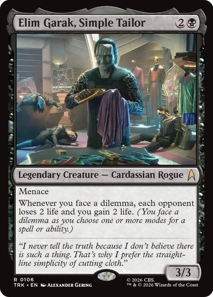 Elim Garak, Simple Tailor [Star Trek] | Impulse Games and Hobbies