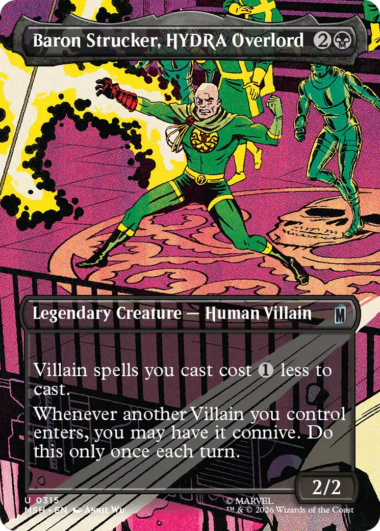 Baron Strucker, HYDRA Overlord (Borderless) (0315) [Marvel Super Heroes] | Impulse Games and Hobbies