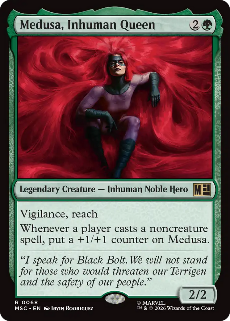 Medusa, Inhuman Queen (Surge Foil) [Marvel Super Heroes Commander] | Impulse Games and Hobbies
