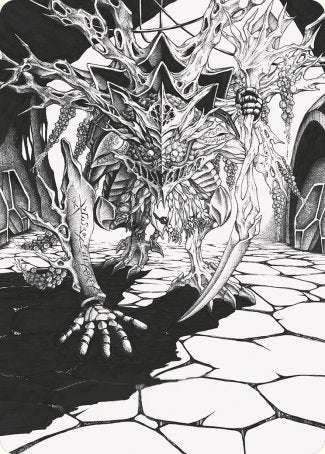 Thrun, Breaker of Silence Art Card [Phyrexia: All Will Be One Art Series] | Impulse Games and Hobbies
