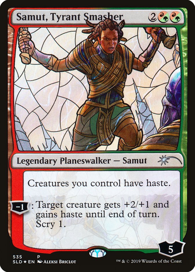 Samut, Tyrant Smasher (Stained Glass) [Secret Lair Drop Promos] | Impulse Games and Hobbies