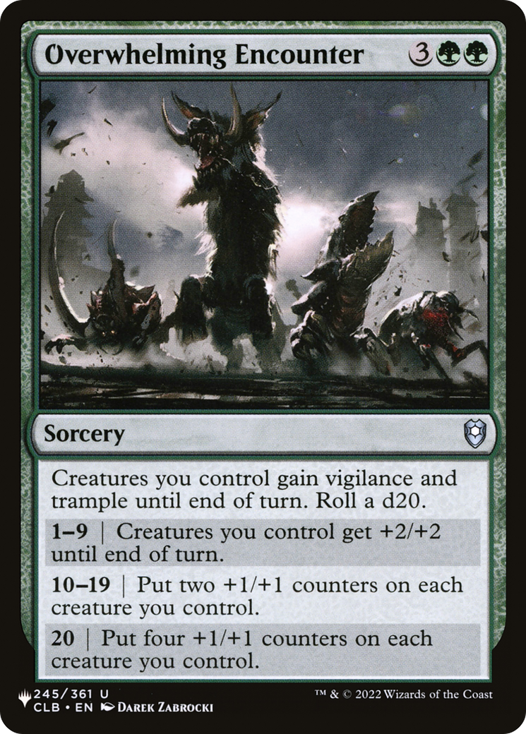 Overwhelming Encounter [The List] | Impulse Games and Hobbies