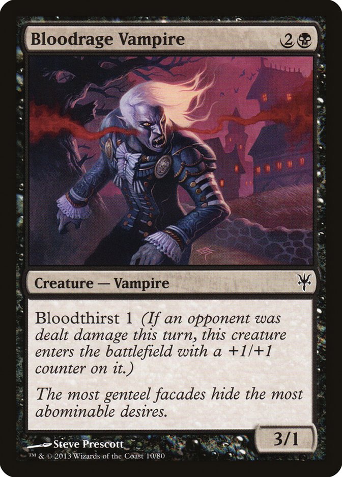 Bloodrage Vampire [Duel Decks: Sorin vs. Tibalt] | Impulse Games and Hobbies