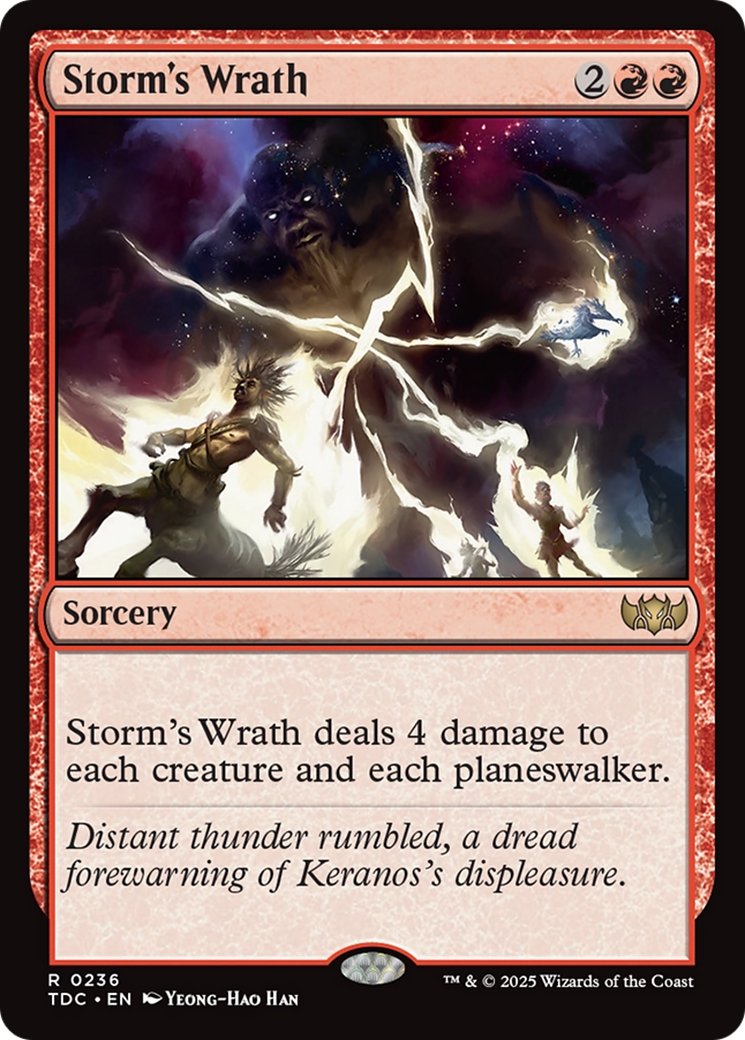 Storm's Wrath [Tarkir: Dragonstorm Commander] | Impulse Games and Hobbies