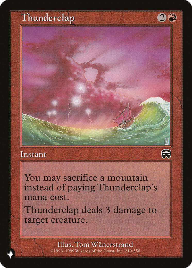 Thunderclap [The List Reprints] | Impulse Games and Hobbies