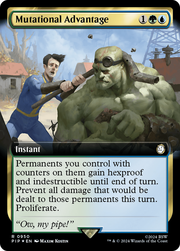 Mutational Advantage (Extended Art) (Surge Foil) [Fallout] | Impulse Games and Hobbies
