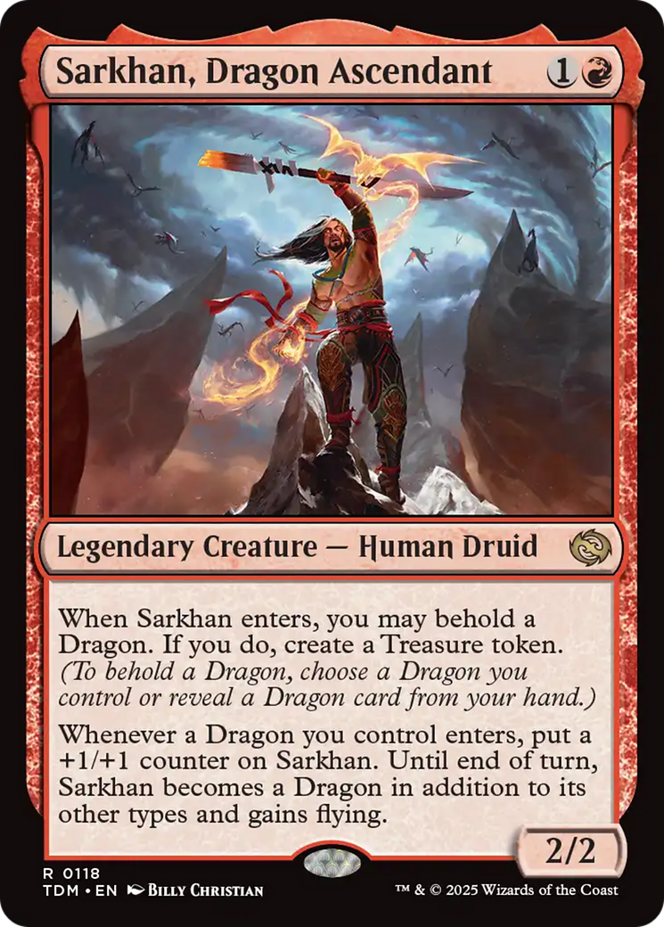 Sarkhan, Dragon Ascendant (118) [Tarkir: Dragonstorm] | Impulse Games and Hobbies