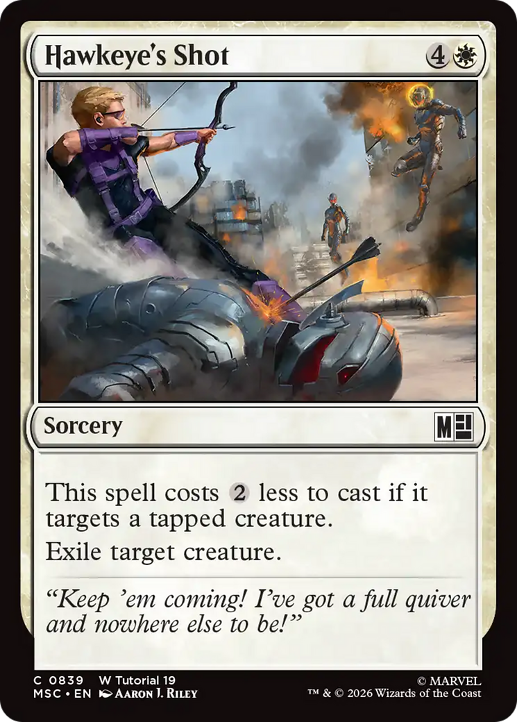 Hawkeye's Shot [Marvel Super Heroes Commander] | Impulse Games and Hobbies