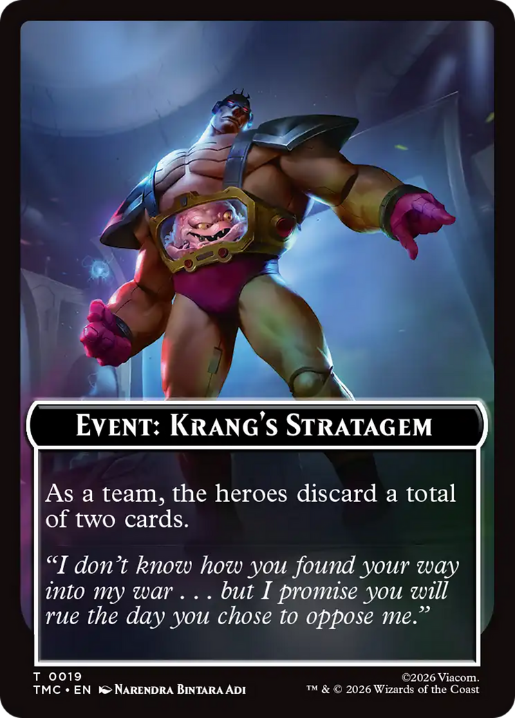 Event: Krang's Stratagem [Teenage Mutant Ninja Turtles Commander Tokens] | Impulse Games and Hobbies