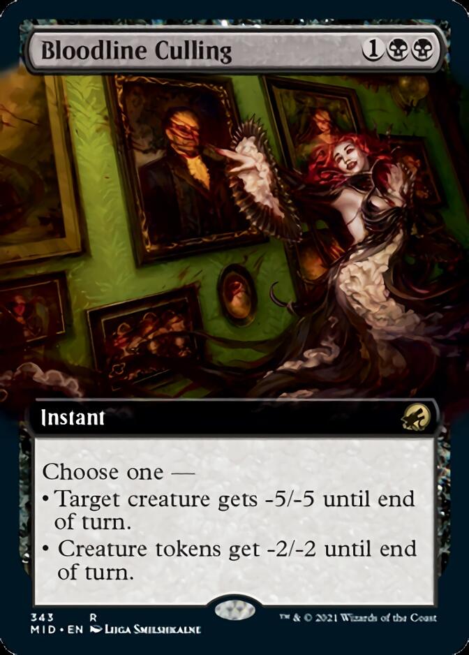 Bloodline Culling (Extended Art) [Innistrad: Midnight Hunt] | Impulse Games and Hobbies