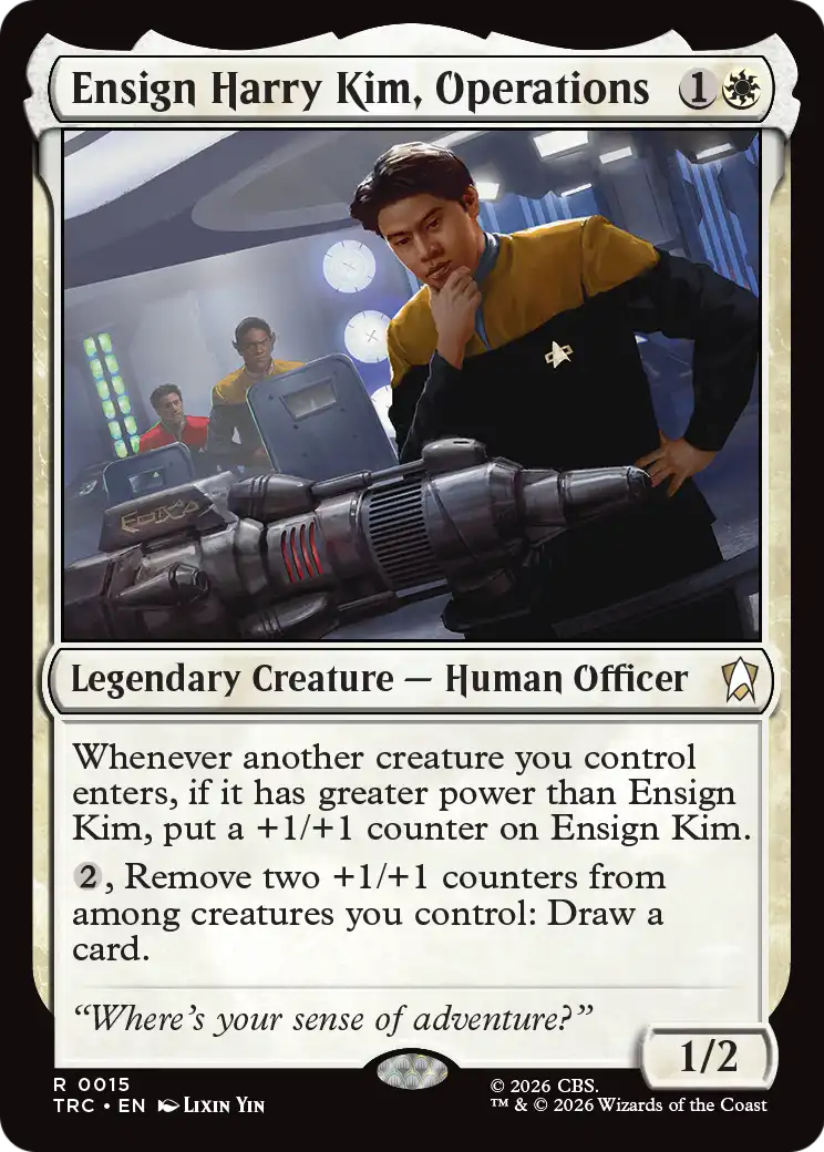 Ensign Harry Kim, Operations (Surge Foil) [Star Trek Commander] | Impulse Games and Hobbies