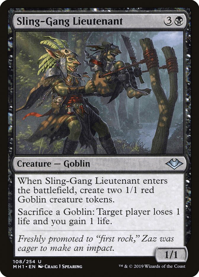 Sling-Gang Lieutenant [Modern Horizons] | Impulse Games and Hobbies