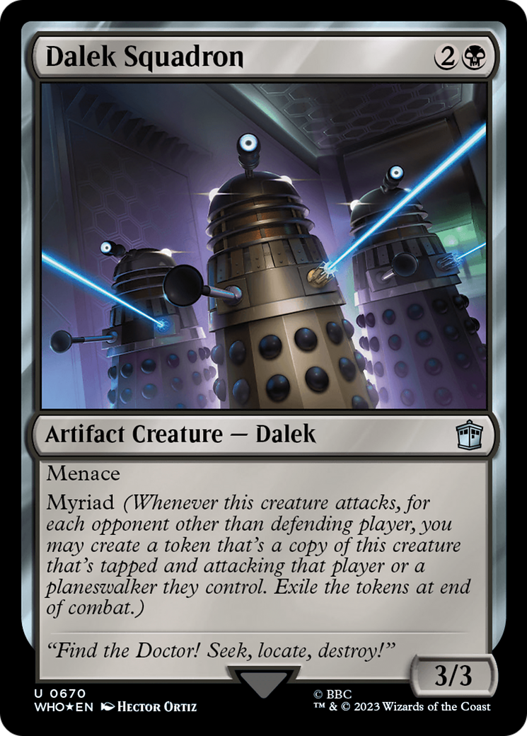 Dalek Squadron (Surge Foil) [Doctor Who] | Impulse Games and Hobbies