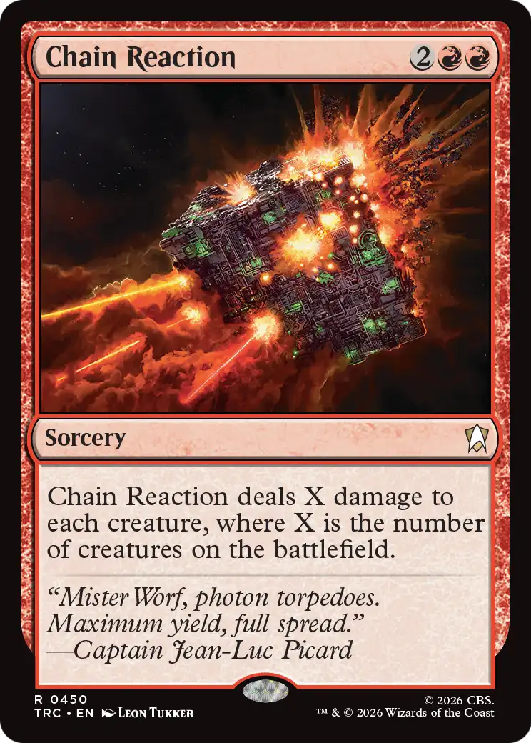 Chain Reaction (Surge Foil) [Star Trek Commander] | Impulse Games and Hobbies