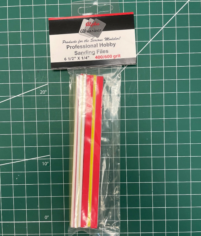 Alpha Abrasives - Medium Sanding Sticks - Fine 400/600 Grit | Impulse Games and Hobbies