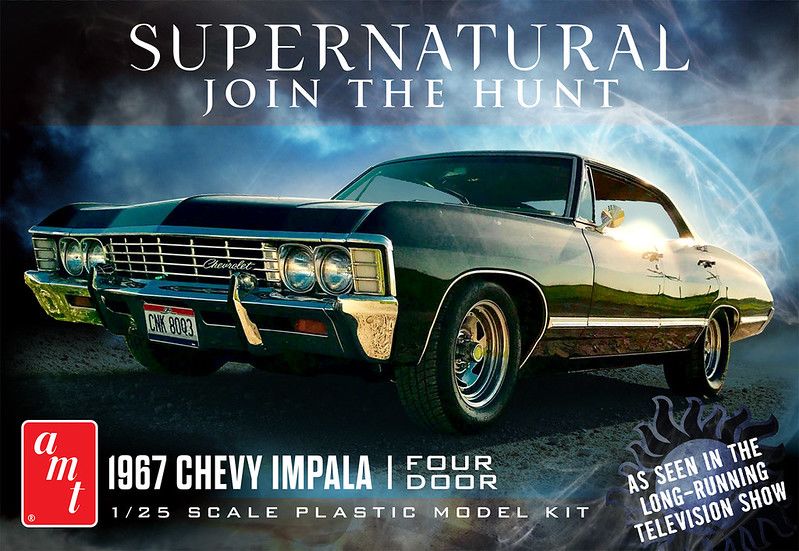 AMT 1967 Chevy Impala 4-Door Supernatural 1/25 Model Kit Level 2 | Impulse Games and Hobbies
