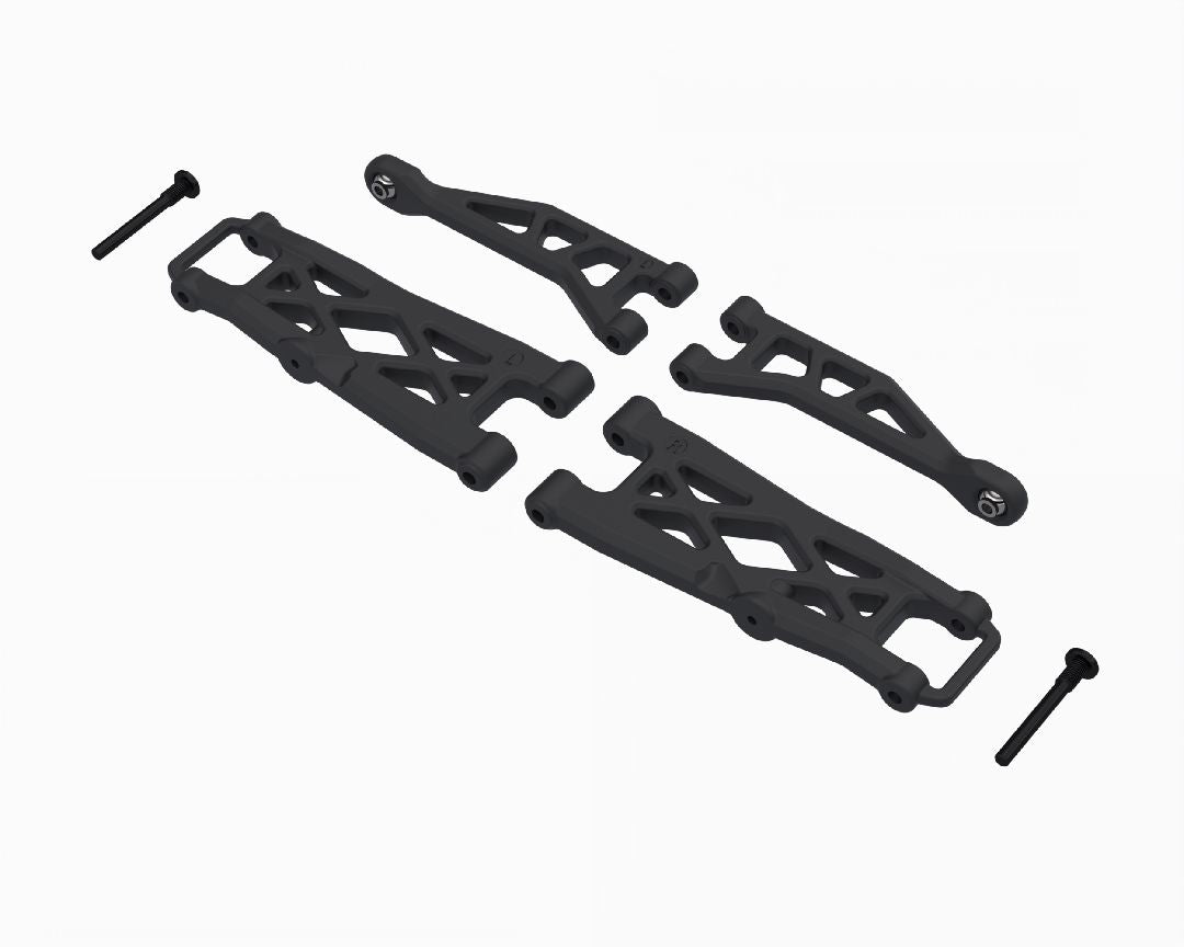 Arrma Rear Suspension Arm Set D (2pc) | Impulse Games and Hobbies
