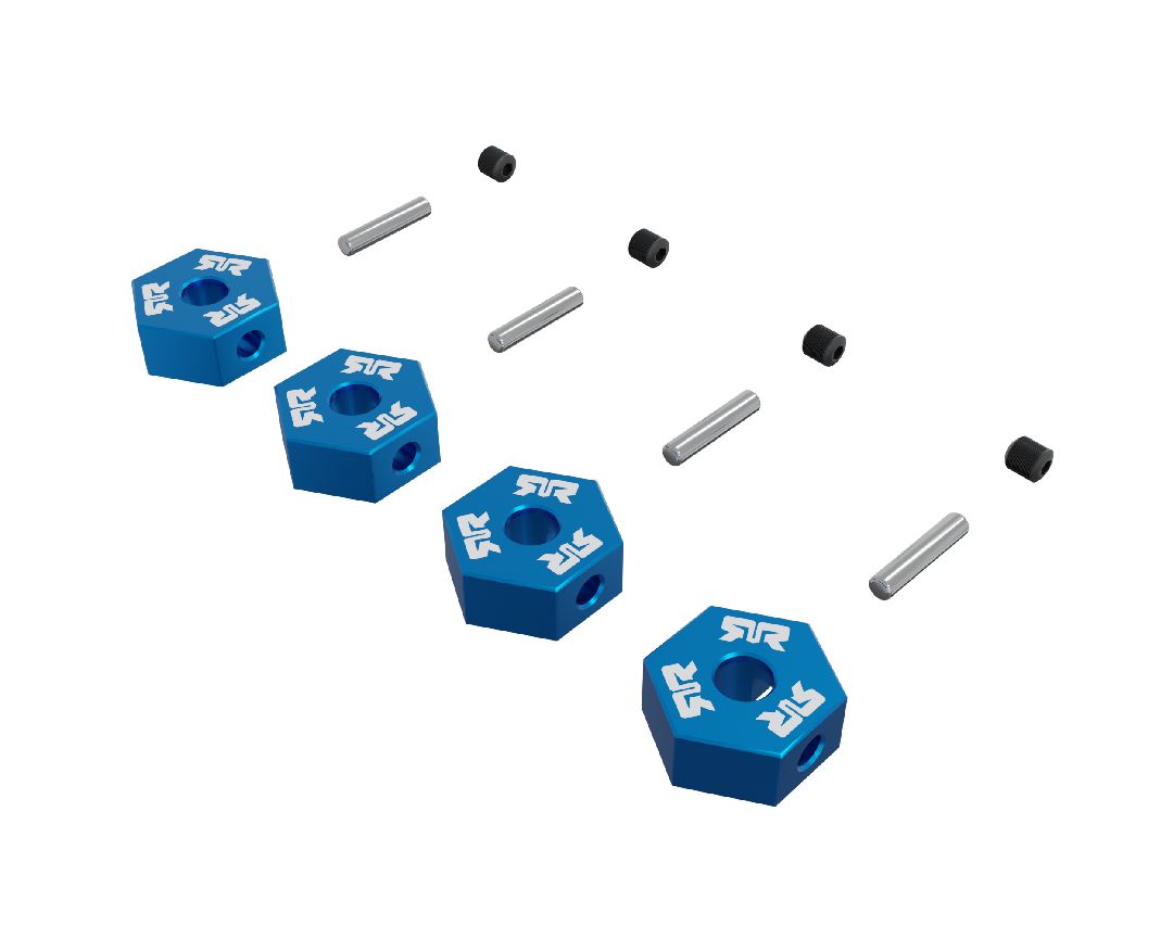 Arrma 12mm Wheel Hex set (Metal) 4pc | Impulse Games and Hobbies