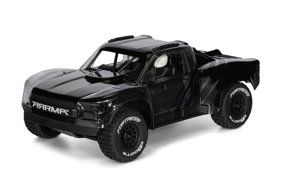 Arrma 1/16 MOJAVE GROM 4X4 RTA Desert Truck (B&C) - Clear/Black | Impulse Games and Hobbies