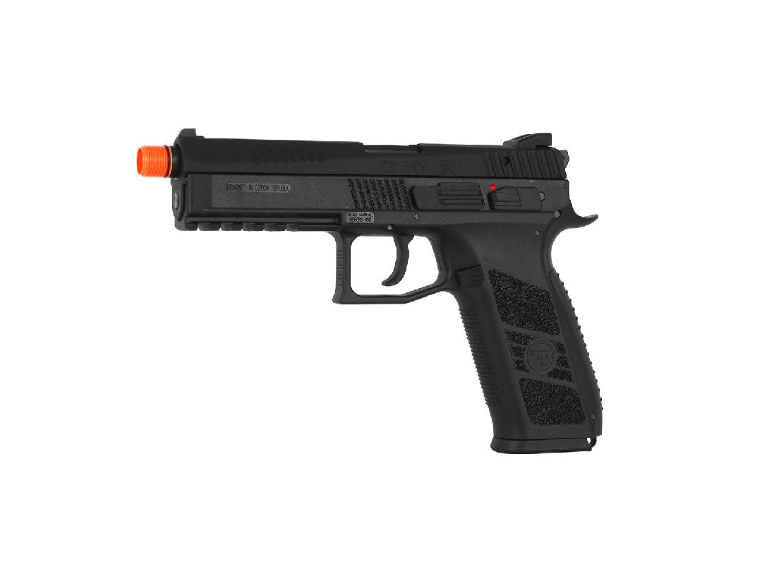 ASG CZ P-09 Outer barrel thread GAS/CO2 Handgun - Black | Impulse Games and Hobbies