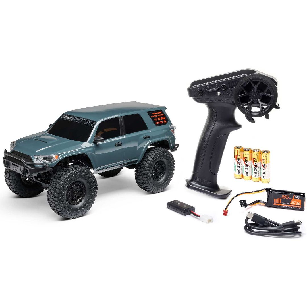 Axial 1/24 SCX24 Toyota 4Runner 4x4 RTR. Battery and Charger Included - Grey | Impulse Games and Hobbies
