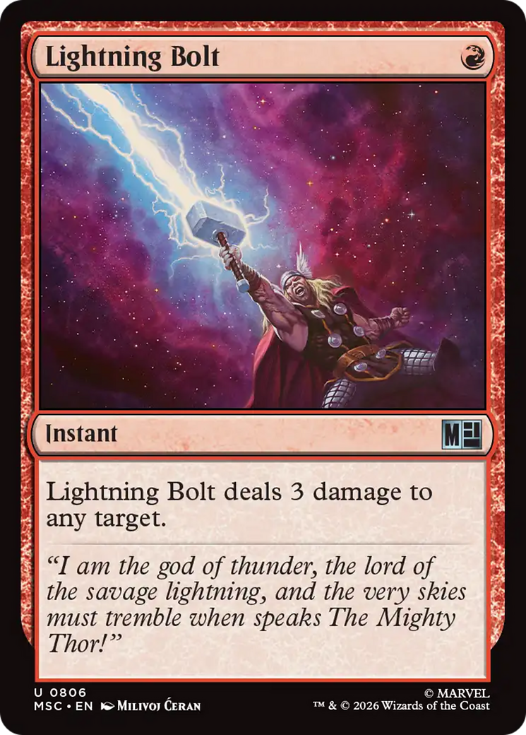 Lightning Bolt [Marvel Super Heroes Commander] | Impulse Games and Hobbies