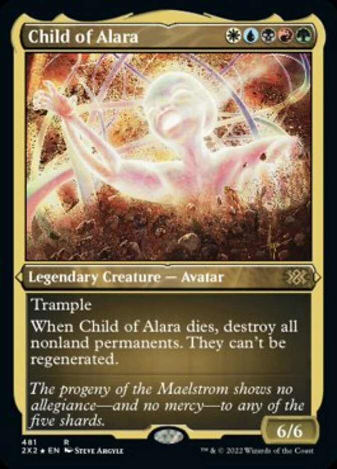 Child of Alara (Foil Etched) [Double Masters 2022] | Impulse Games and Hobbies