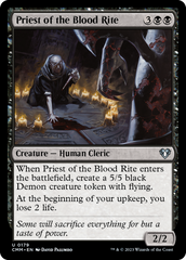 Priest of the Blood Rite [Commander Masters] | Impulse Games and Hobbies