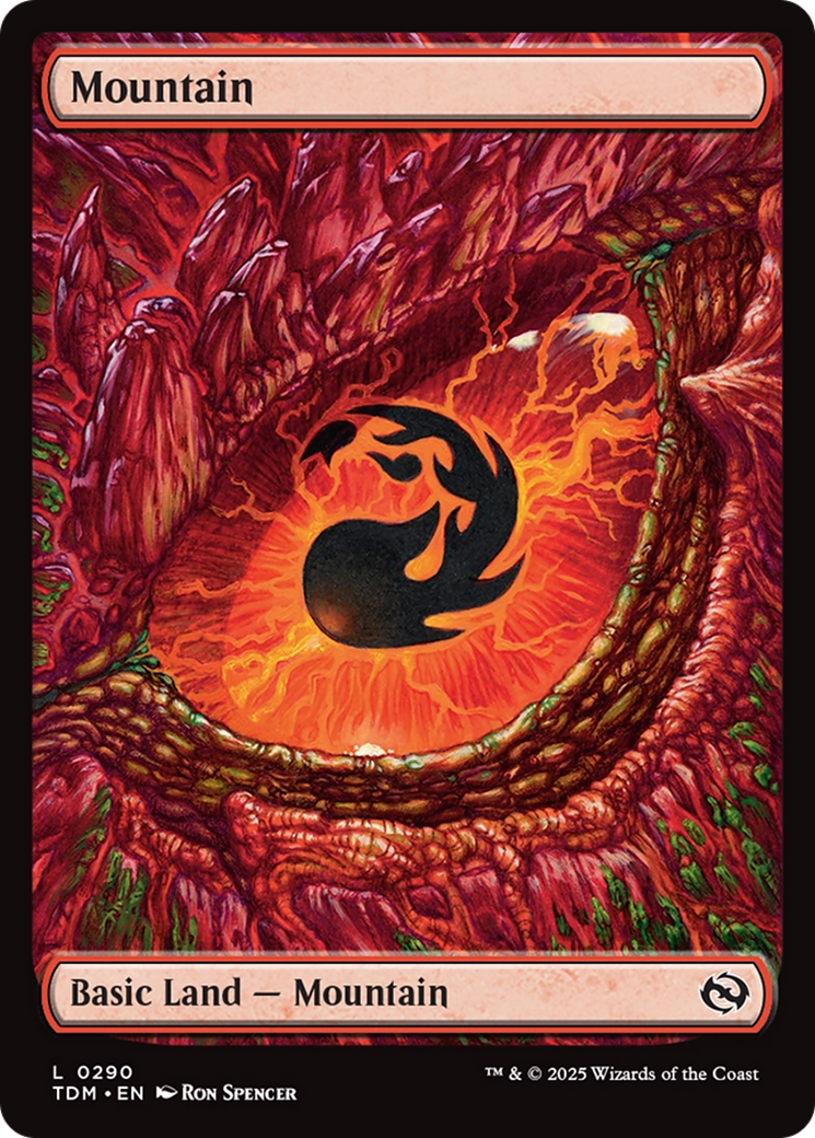 Mountain (0290) [Tarkir: Dragonstorm] | Impulse Games and Hobbies